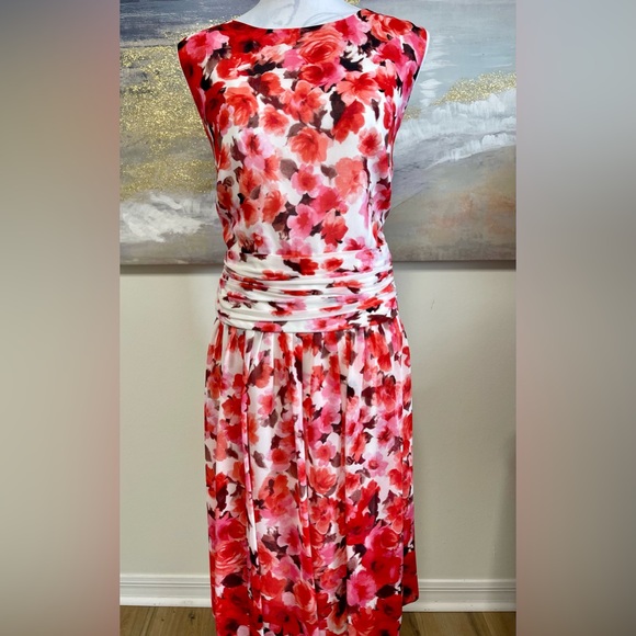 Lauren Ralph Lauren Dresses & Skirts - LAUREN Ralph Lauren, Dress, Red flowered, Size 16